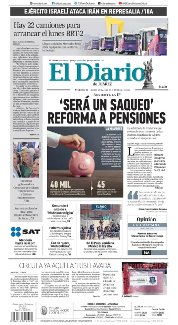 El Diario de Juárez - 19 Apr 2024