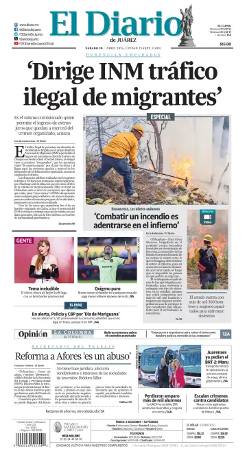 El Diario de Juárez - 20 四月 2024
