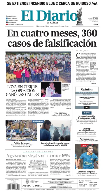 El Diario de Juárez - 28 五月 2024