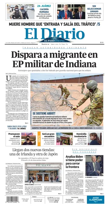 El Diario de El Paso - 16 四月 2024