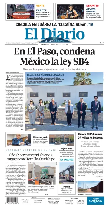 El Diario de El Paso - 19 abril 2024