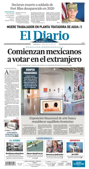 El Diario de El Paso - 28 四月 2024