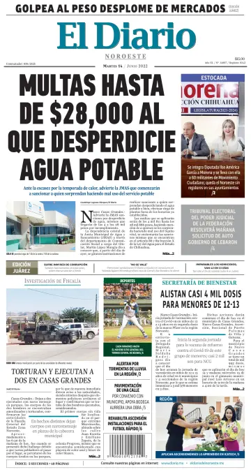 El Diario de Nuevo Casas Grandes - 14 六月 2022