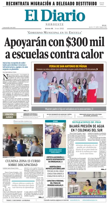 El Diario de Nuevo Casas Grandes - 16 июн. 2022