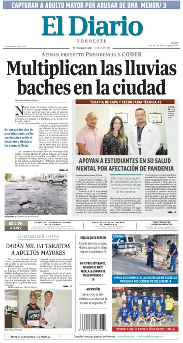El Diario de Nuevo Casas Grandes - 22 junho 2022