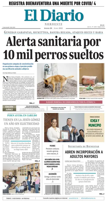 El Diario de Nuevo Casas Grandes - 23 junho 2022