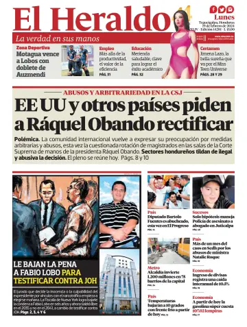 Diario El Heraldo - 19 Feb 2024