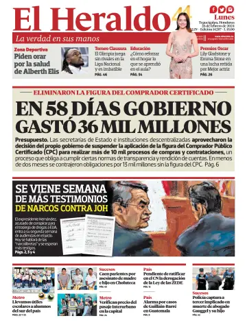 Diario El Heraldo - 26 Feb 2024
