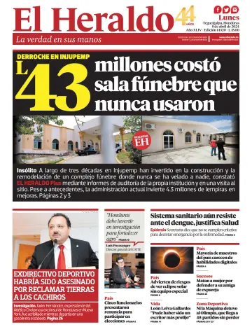 Diario El Heraldo - 08 四月 2024