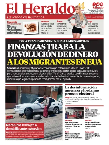 Diario El Heraldo - 20 abr. 2024