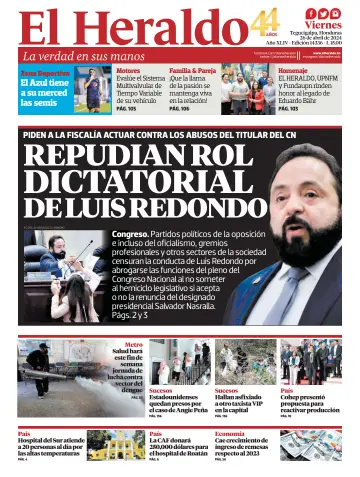 Diario El Heraldo - 26 Aib 2024