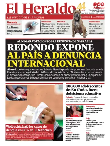 Diario El Heraldo - 27 Nis 2024
