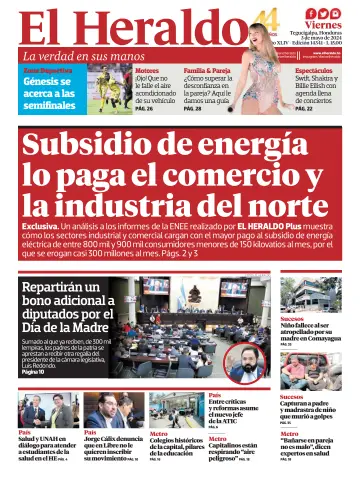 Diario El Heraldo - 3 Bealtaine 2024