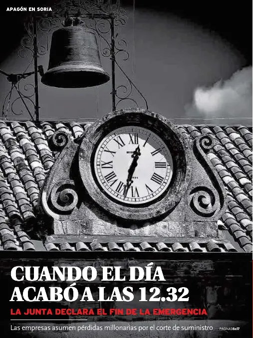 CUANDO EL DÍA ACABÓ A LAS 12.32