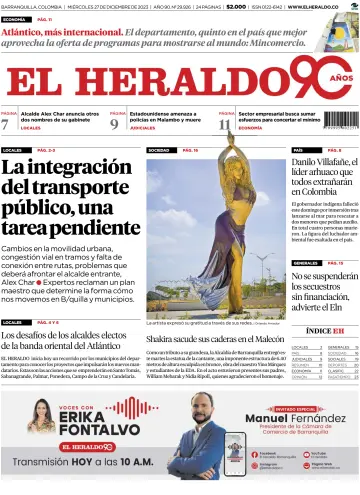 El Heraldo (Colombia) - 27 Dec 2023