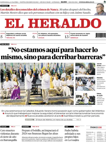 El Heraldo (Colombia) - 2 Jan 2024