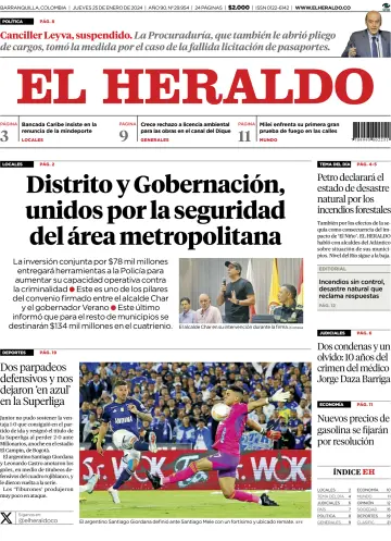 El Heraldo (Colombia) - 25 Jan 2024
