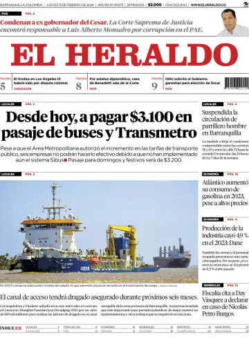 El Heraldo (Colombia) - 15 Feb 2024