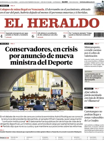 El Heraldo (Colombia) - 22 Feb 2024