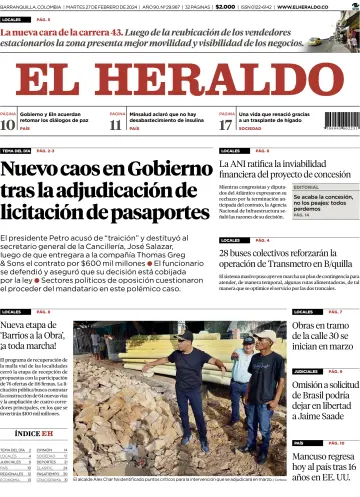 El Heraldo (Colombia) - 27 Feb 2024