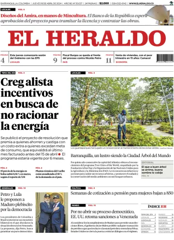 El Heraldo (Colombia) - 18 avr. 2024