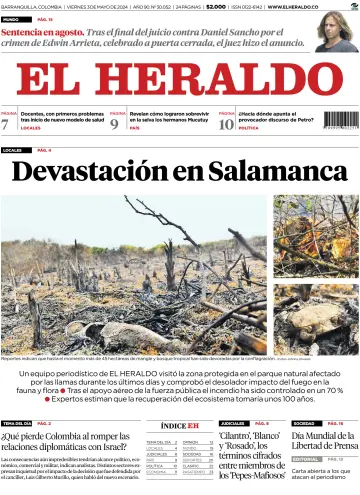 El Heraldo (Colombia) - 3 Bealtaine 2024