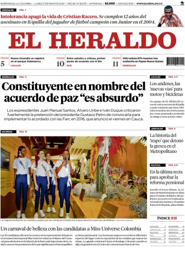 El Heraldo (Colombia) - 27 mai 2024