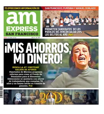 Periódico AM Express (San Francisco del Ricón) - 11 四月 2024