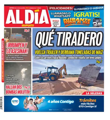 Periódico Al Día (Irapuato) - 13 oct. 2022