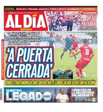 Periódico Al Día (Irapuato) - 19 janv. 2024