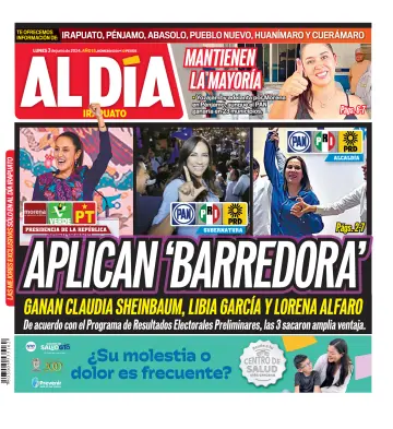 Periódico Al Día (Irapuato) - 03 juin 2024