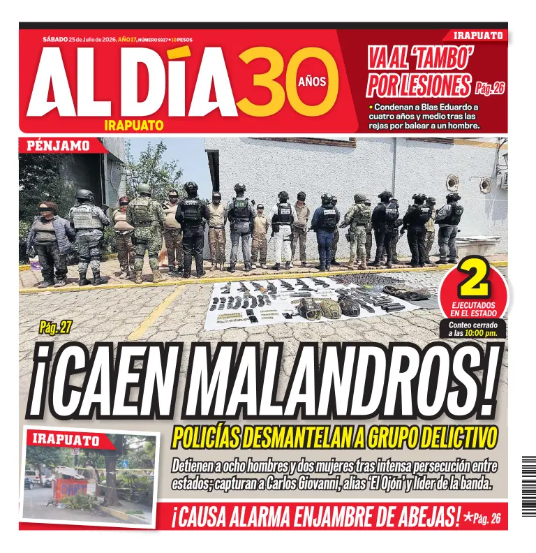 Contraportada Al Día Irapuato