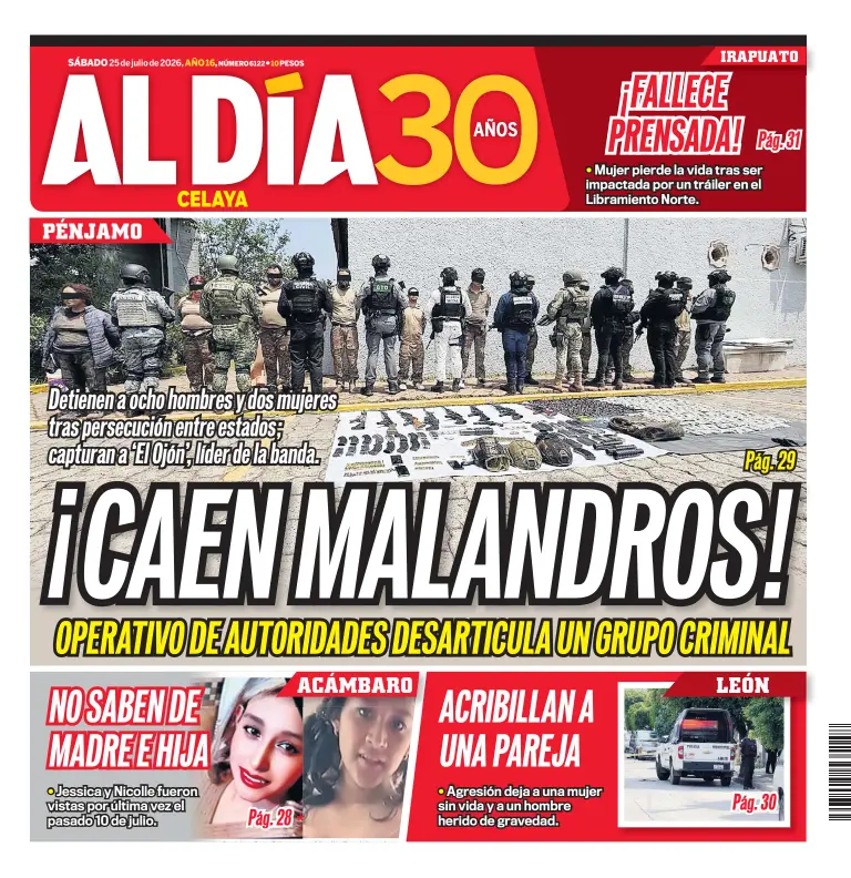 Contraportada Al Día Celaya
