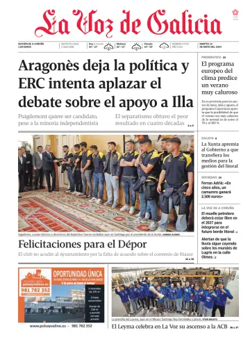 La Voz de Galicia (A Coruña) - 14 May 2024