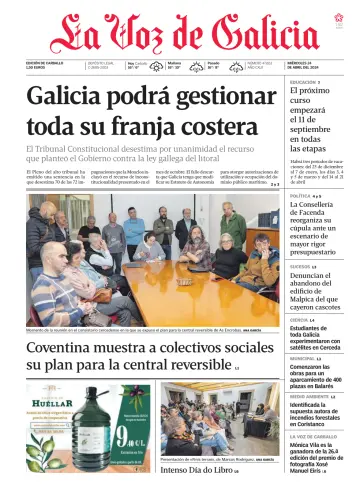 La Voz de Galicia (Carballo) - 24 avr. 2024