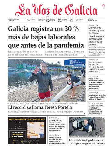 La Voz de Galicia (Santiago) - 11 Apr. 2024