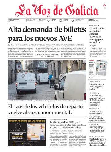 La Voz de Galicia (Santiago) - 19 abril 2024