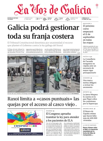 La Voz de Galicia (Santiago) - 24 Ebri 2024