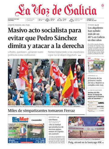 La Voz de Galicia (Santiago) - 28 4月 2024
