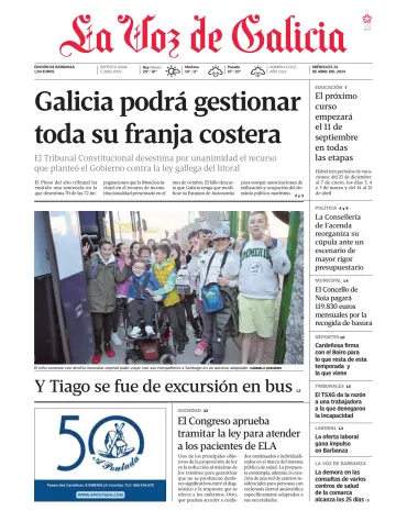 La Voz de Galicia (Barbanza) - 24 4月 2024