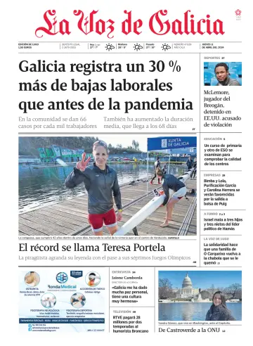 La Voz de Galicia (Lugo) - 11 Apr 2024