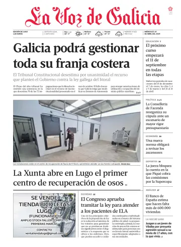 La Voz de Galicia (Lugo) - 24 四月 2024