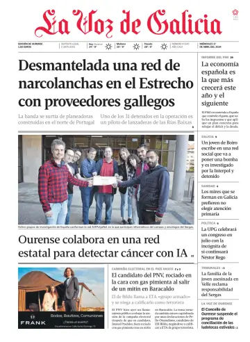La Voz de Galicia (Ourense) - 17 Apr. 2024