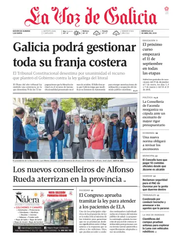 La Voz de Galicia (Ourense) - 24 Apr. 2024
