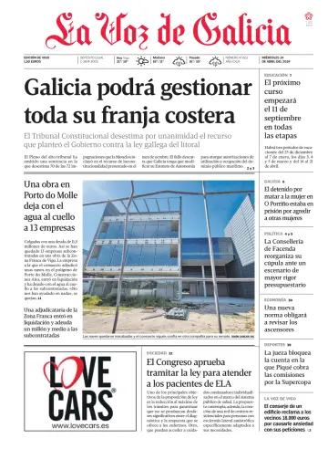 La Voz de Galicia (Vigo) - 24 апр. 2024