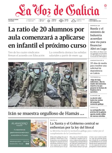 La Voz de Galicia (España) - 11 十月 2023