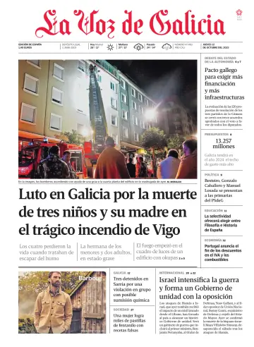La Voz de Galicia (España) - 12 十月 2023