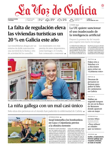 La Voz de Galicia (España) - 23 十月 2023