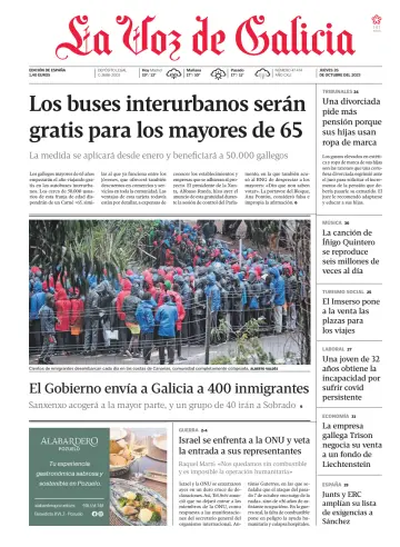 La Voz de Galicia (España) - 26 10월 2023