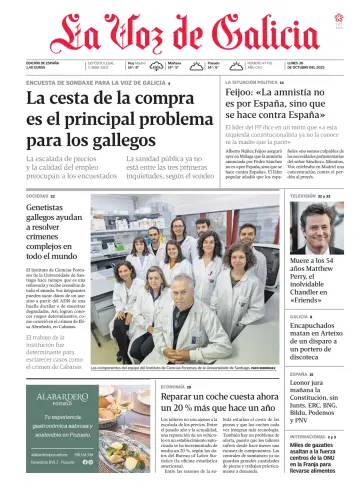 La Voz de Galicia (España) - 30 10월 2023